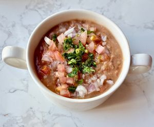 Foul moudamas at Al Khan Restaurant in Sharjah
