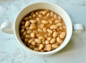 Baked beans  at Al Khan Restaurant in Sharjah