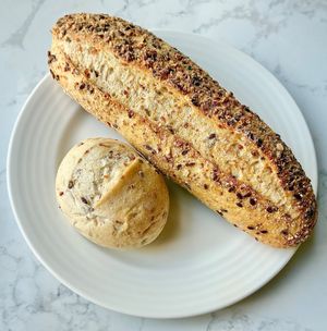 Fresh baked breads  at Al Khan Restaurant in Sharjah
