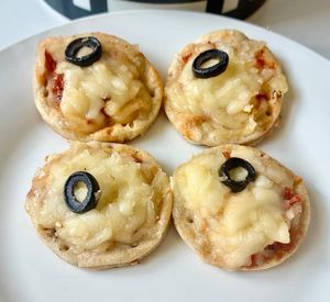 Pizzas at So Free Organic Bakery in Dubai