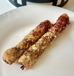 Wild thyme and olive rolls at So Free Organic Bakery in Dubai