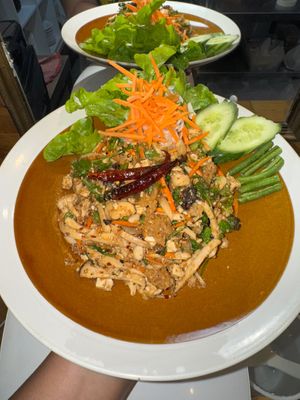 Larb! Rich spicy  at YOD in Haymarket