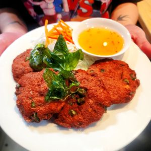 Tod mun tofu cake  at YOD in Haymarket