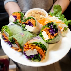 Fresh  Salad roll at YOD in Haymarket