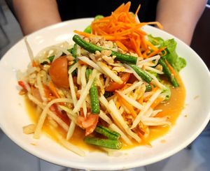Papaya Salad at YOD in Haymarket