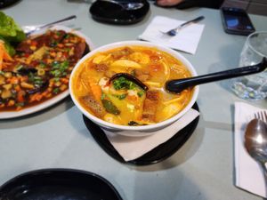 Tom yum soup at YOD in Haymarket