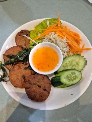 Spicy tofu cake $12.90: delicious, good level spice at YOD in Haymarket