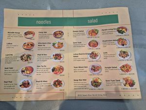 Menu Sep 2025 at YOD in Haymarket