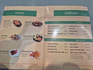 Menu Sep 2025 at YOD in Haymarket