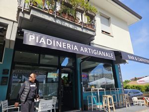 Annies piadineria store front at Annie's Piadineria Artigianale in Desenzano Del Garda