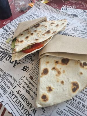 Piadine vegana at Annie's Piadineria Artigianale in Desenzano Del Garda
