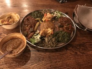 Vegan menu    at Kokob in Brussels