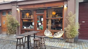 front of Kokob at Kokob in Brussels