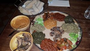 6 vegan dishes with pancakes, for two at Kokob in Brussels