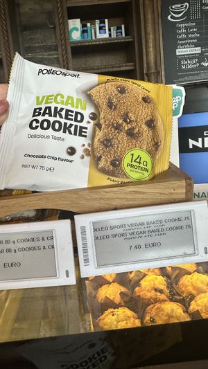 Vegan baked protein cookie  at ZAG - Caffe Nero - T1 1 in Zagreb