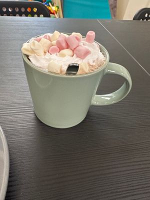 Amazing Hot Chocolate  at The Snug Stay and Play Cafe  in Cheadle