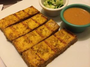 Tofu satay at Singha Thai Restaurant in Bakersfield