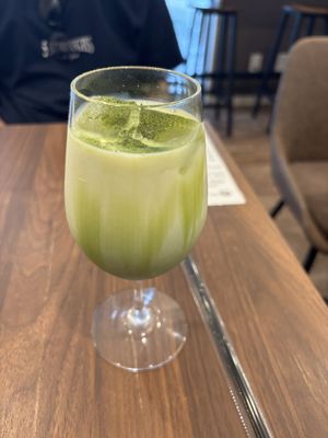 matcha latte   at Caffè Latte - カフェラテ in Hiroshima