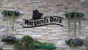 Front entrance at Margaret's Deck Tea Lounge & Cafe in Darjeeling