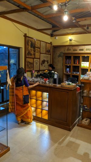Tea shop at Margaret's Deck Tea Lounge & Cafe in Darjeeling
