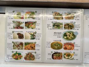 Menu part 1 or 2  at Talalaks - Central Rama 3 in Bangkok