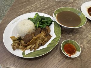 Chinese style steamed wheat flour baked on rice  at Talalaks - Central Rama 3 in Bangkok