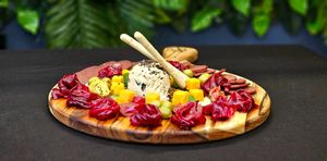 Charcuterie board at Fusión V in Mexico City