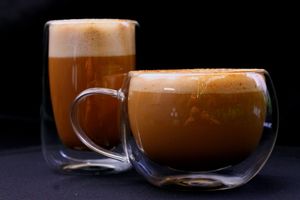 Capuccino at Fusión V in Mexico City