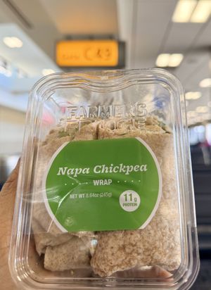 Napa chickpea wrap  at CMH - Farmer's Fridge in Columbus