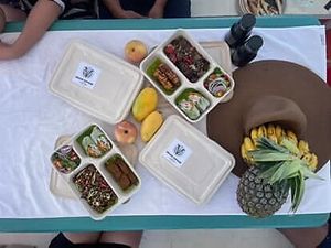 Vegan packed lunch   at Vegan Voyage in El Nido