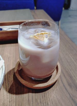 Iced Chocolate with Orange Peel at Poitrie in Nagoya