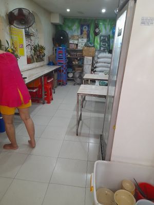 Seating inside at the back at Cơm chay 1K Bồ Đề Khai Tâm in Ho Chi Minh City