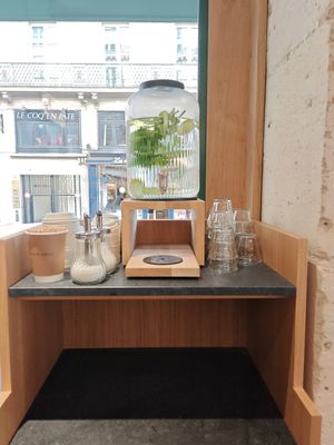 Fountain at Land & Monkeys - Grands Boulevards in Paris