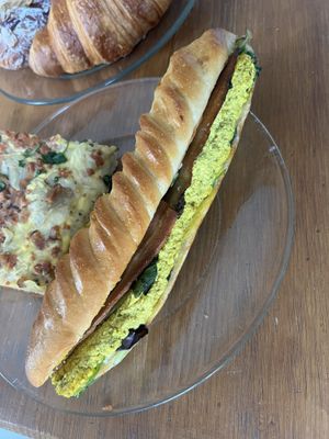 Sandwich Bacon Mimosa  at Land & Monkeys - Grands Boulevards in Paris