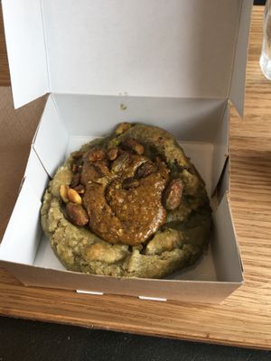 Pistachio cookie   at Land & Monkeys - Grands Boulevards in Paris
