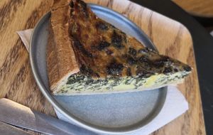 Kale and cauliflower quiche   at Land & Monkeys - Grands Boulevards in Paris