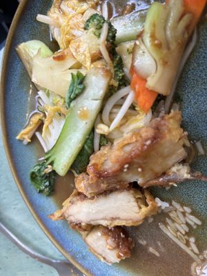 Seitan dish   at Hi Vegan in Vienna