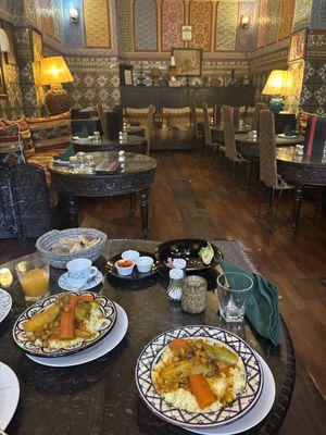 Had salads as well  at L'Etoile Centrale in Casablanca