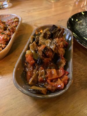 Aubergine starter (wasn’t on the menu)  at Nova Restaurant   in Antalya