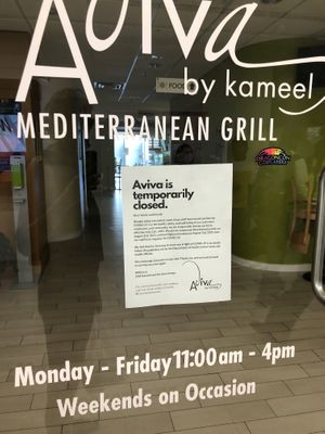 It’d be nice if your closure status was updated on Happy Cow after i walked a mile to try this place. Hope everyone recovers well.  at Aviva by Kameel in Atlanta