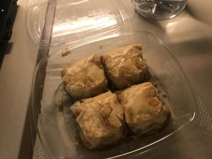 Vegan walnut baklava  at Aviva by Kameel in Atlanta