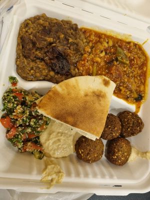 Vegan platter😍 at Aviva by Kameel in Atlanta