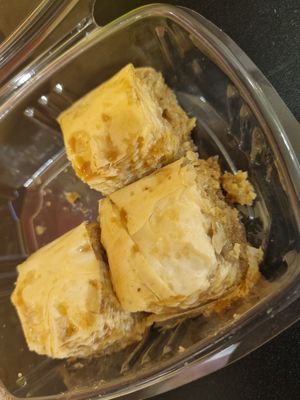 Walnut baklava at Aviva by Kameel in Atlanta