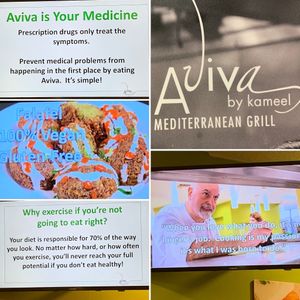 Aviva’s messages at Aviva by Kameel in Atlanta