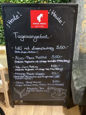 Tageskarte  at Aaharveda in Braunschweig