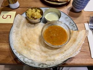 Dosa Masala  at Aaharveda in Braunschweig