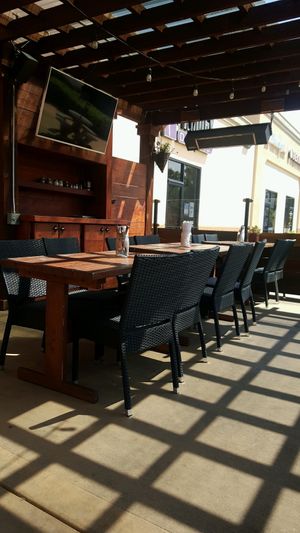 patio at Fresco Pizza and Grill in San Diego