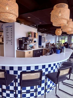 Coffee bar   at FiKA in Grand Rapids