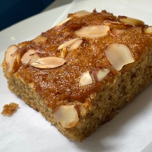 Almond Visiting Cake at FiKA in Grand Rapids