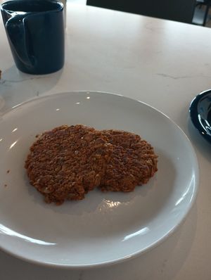 Side of house made chickpea sausage. at FiKA in Grand Rapids